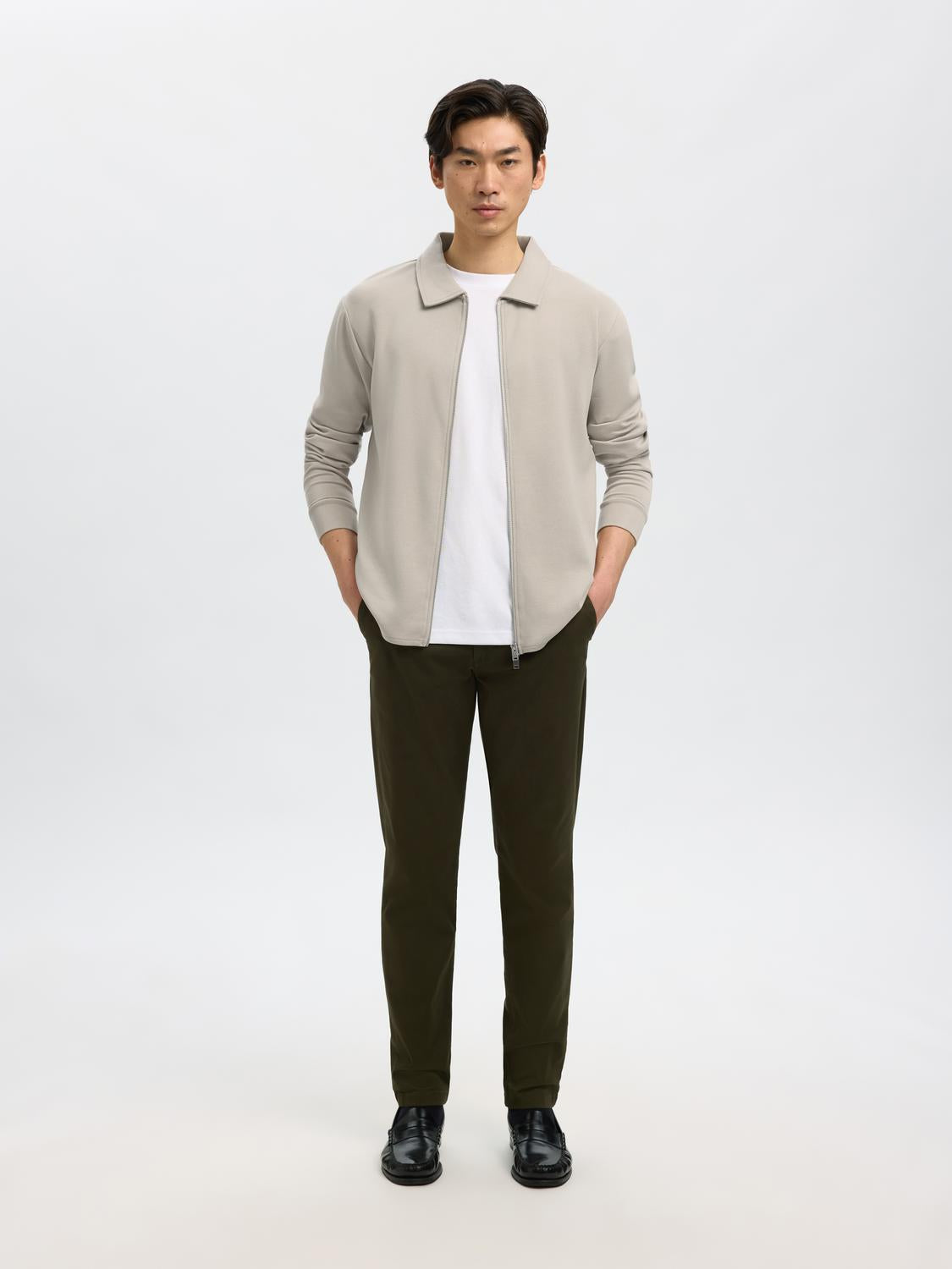 Slhemanuel Soft Full Zip Sweat Noos