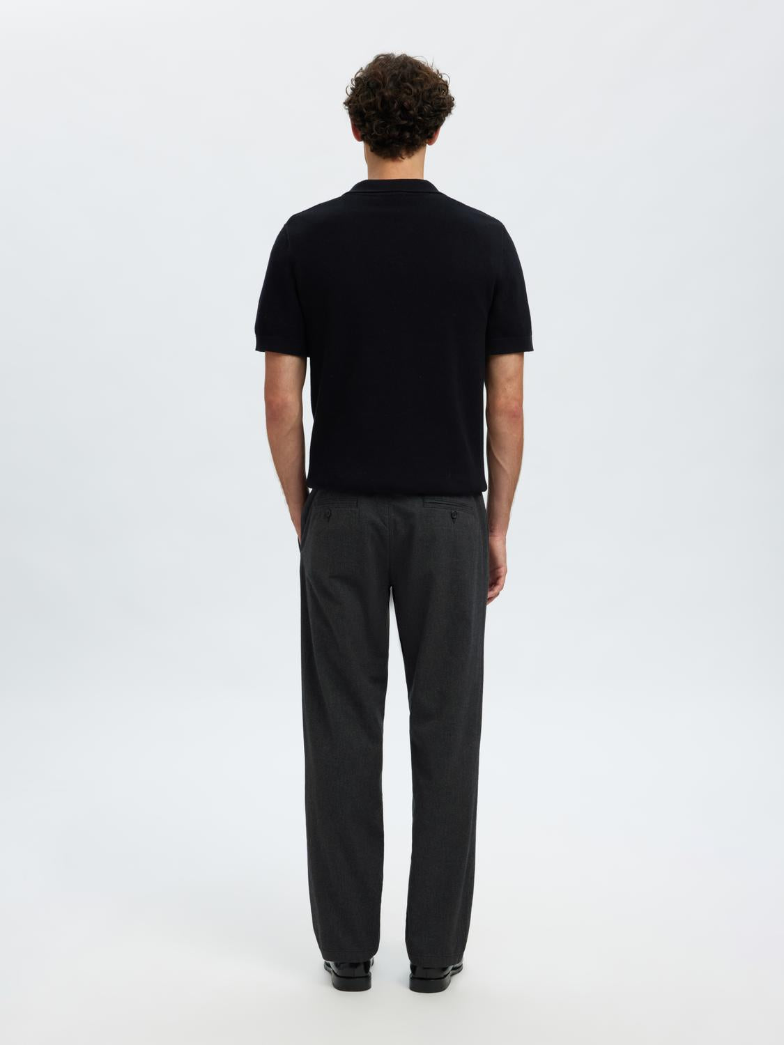 Trousers - Slh175-Slim Miles Brushed Pant W Noos - - Hr Ravn