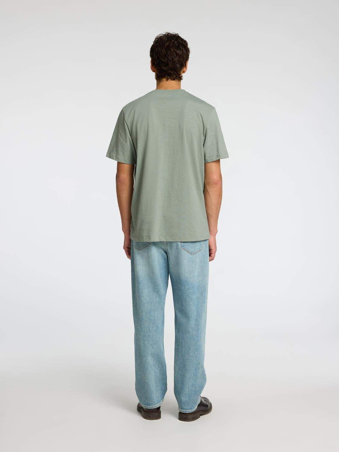 T-SHIRTS - Slhaspen Slub Ss O-Neck Tee Noos - - Hr Ravn