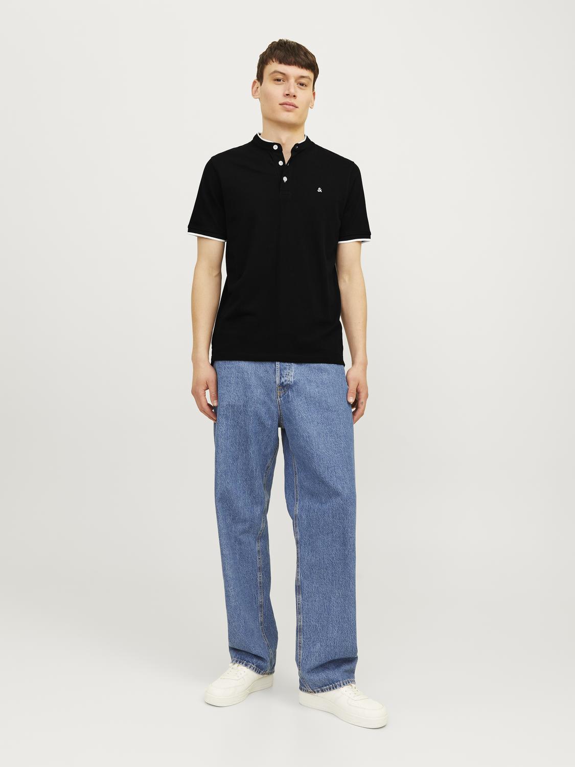 Polo Shirts - Jjepaulos Mao Polo Ss Noos - - Hr Ravn