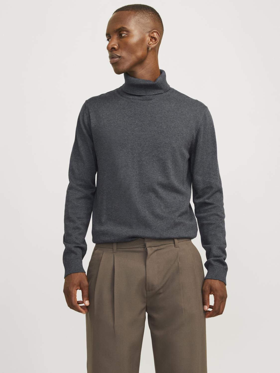 Pullovers - Jjebasic Knit Roll Neck Noos - - Hr Ravn