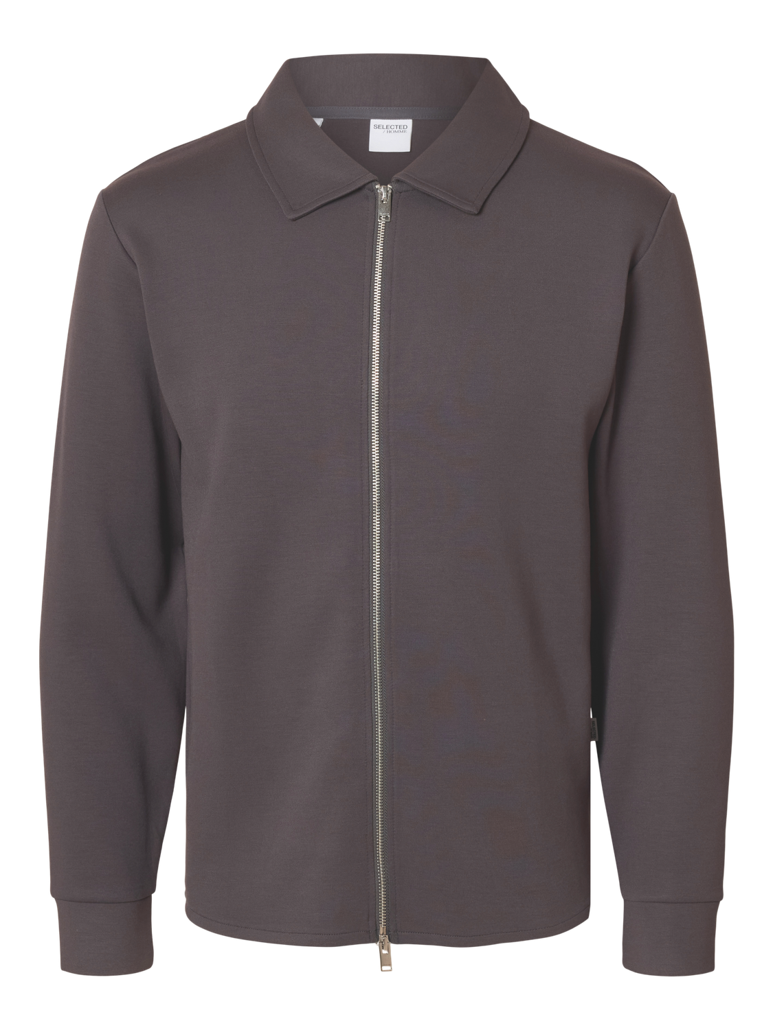 CARDIGAN - Slhemanuel Soft Full Zip Sweat Noos - - Hr Ravn