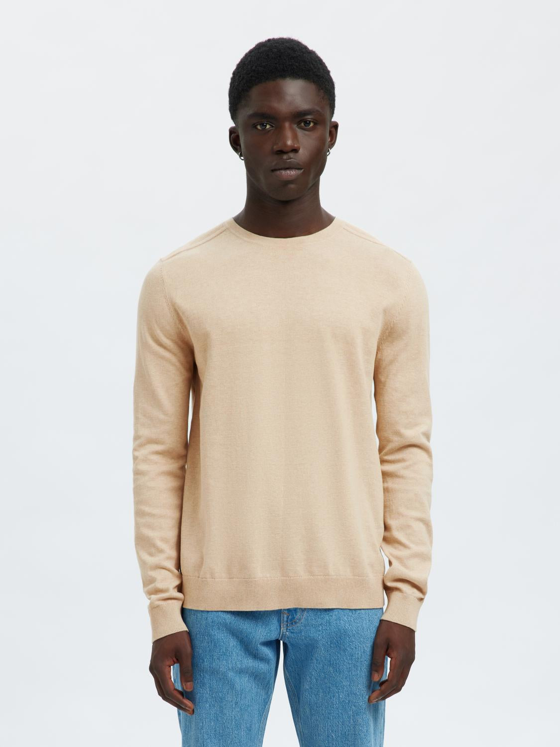 STRIK - Slhberg Crew Neck Noos - - Hr Ravn