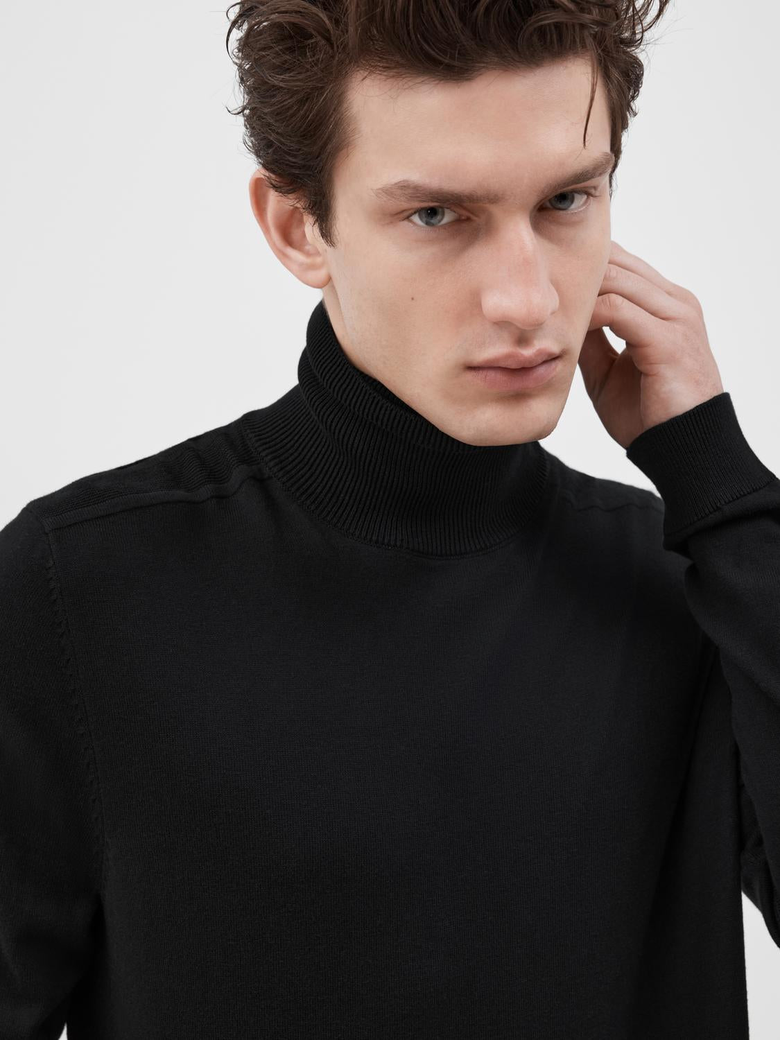 STRIK - Slhberg Roll Neck Noos - - Hr Ravn