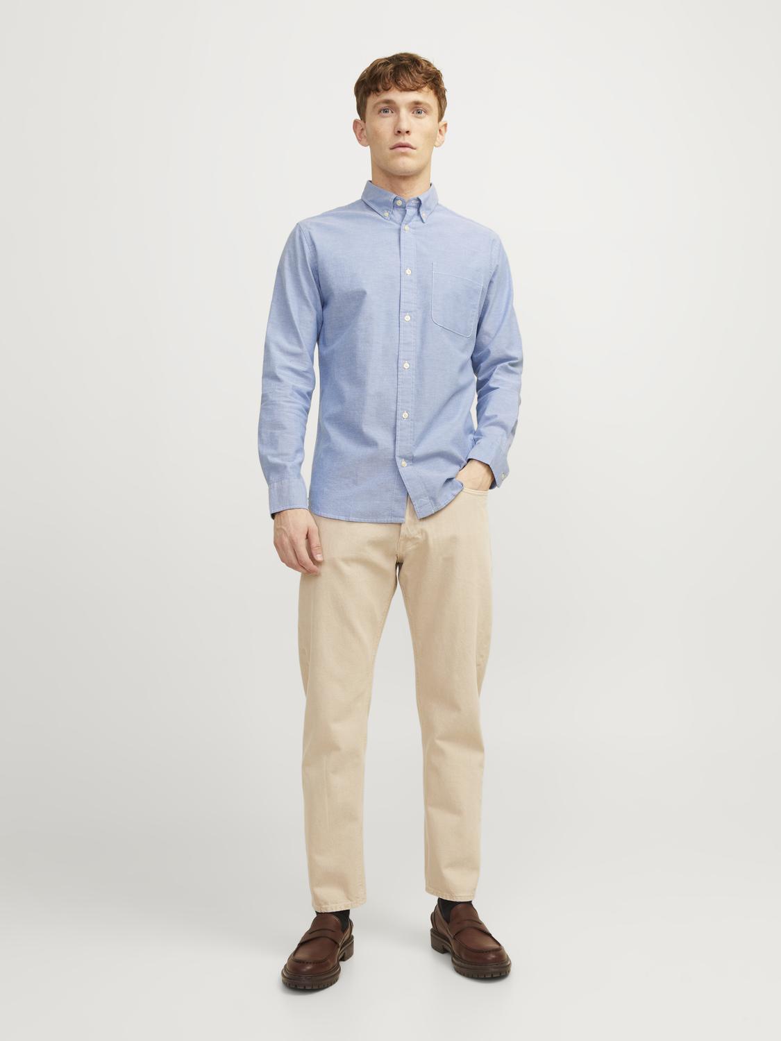 Shirts - Jprblubrook Oxford Shirt L/S Noos - - Hr Ravn