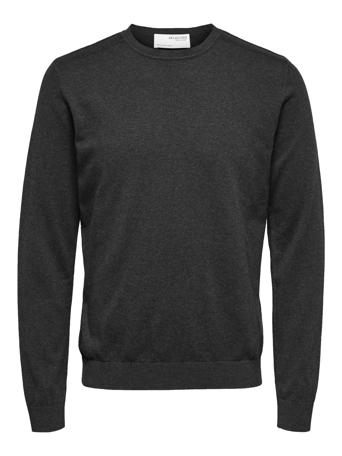 STRIK - Slhberg Crew Neck Noos - - Hr Ravn