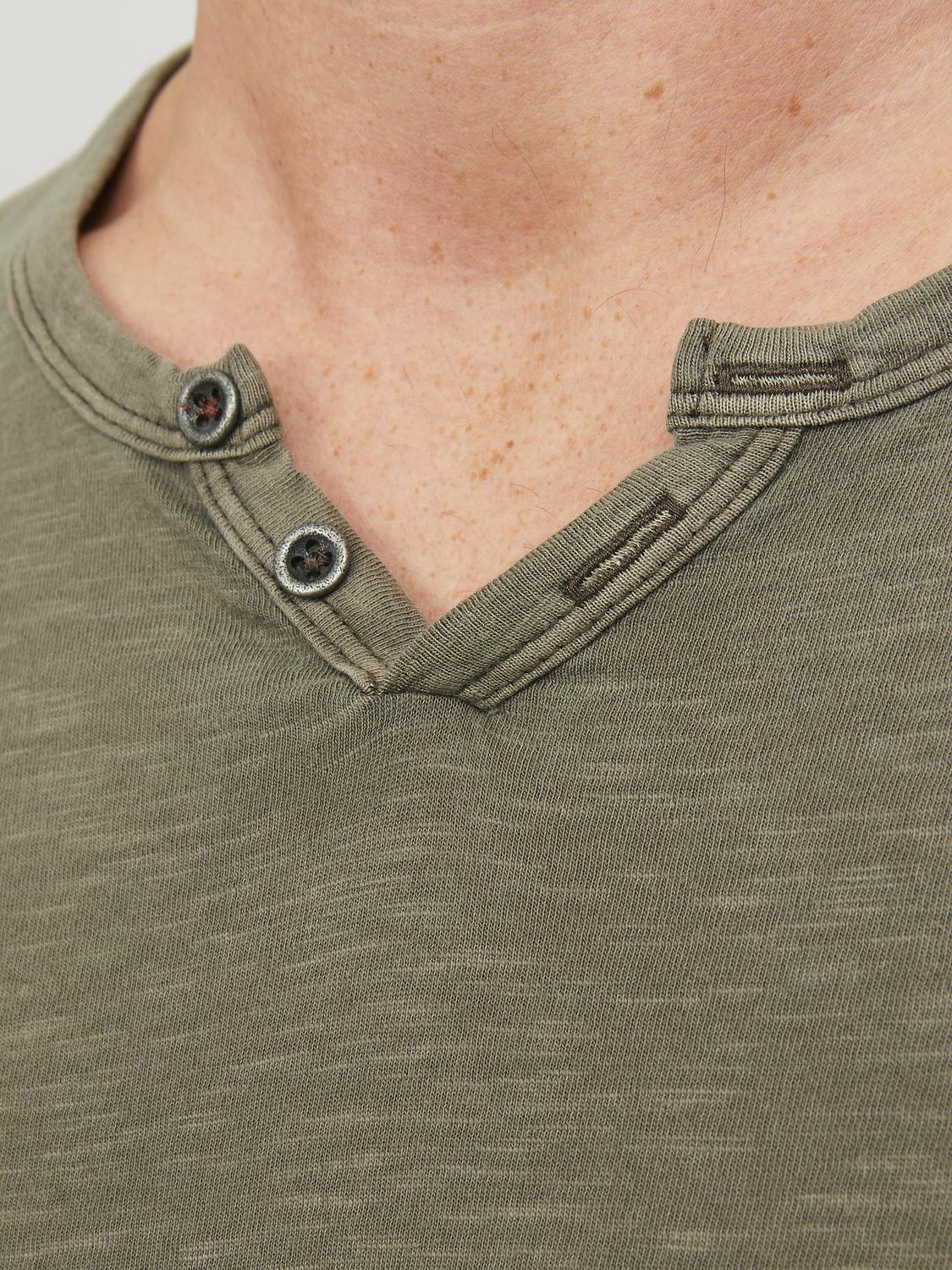 T-shirts - Jjesplit Neck Tee Ss Noos - - Hr Ravn