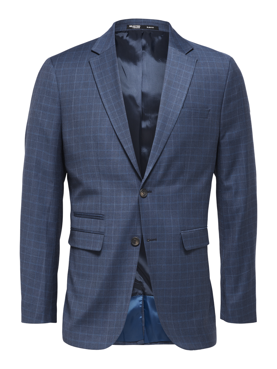 BLAZER - Slhslim-Neil Chk Blz Noos - - Hr Ravn