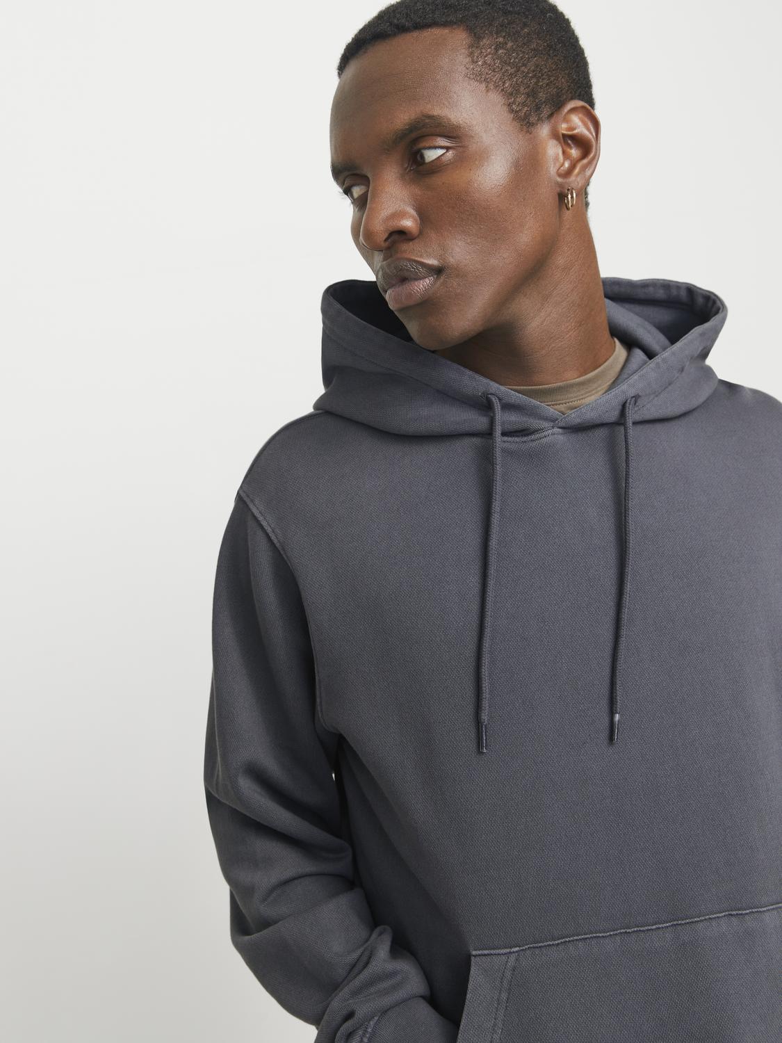 SWEATSHIRTS - Jjecharge Faded Sweat Zip Hood Noos - - Hr Ravn