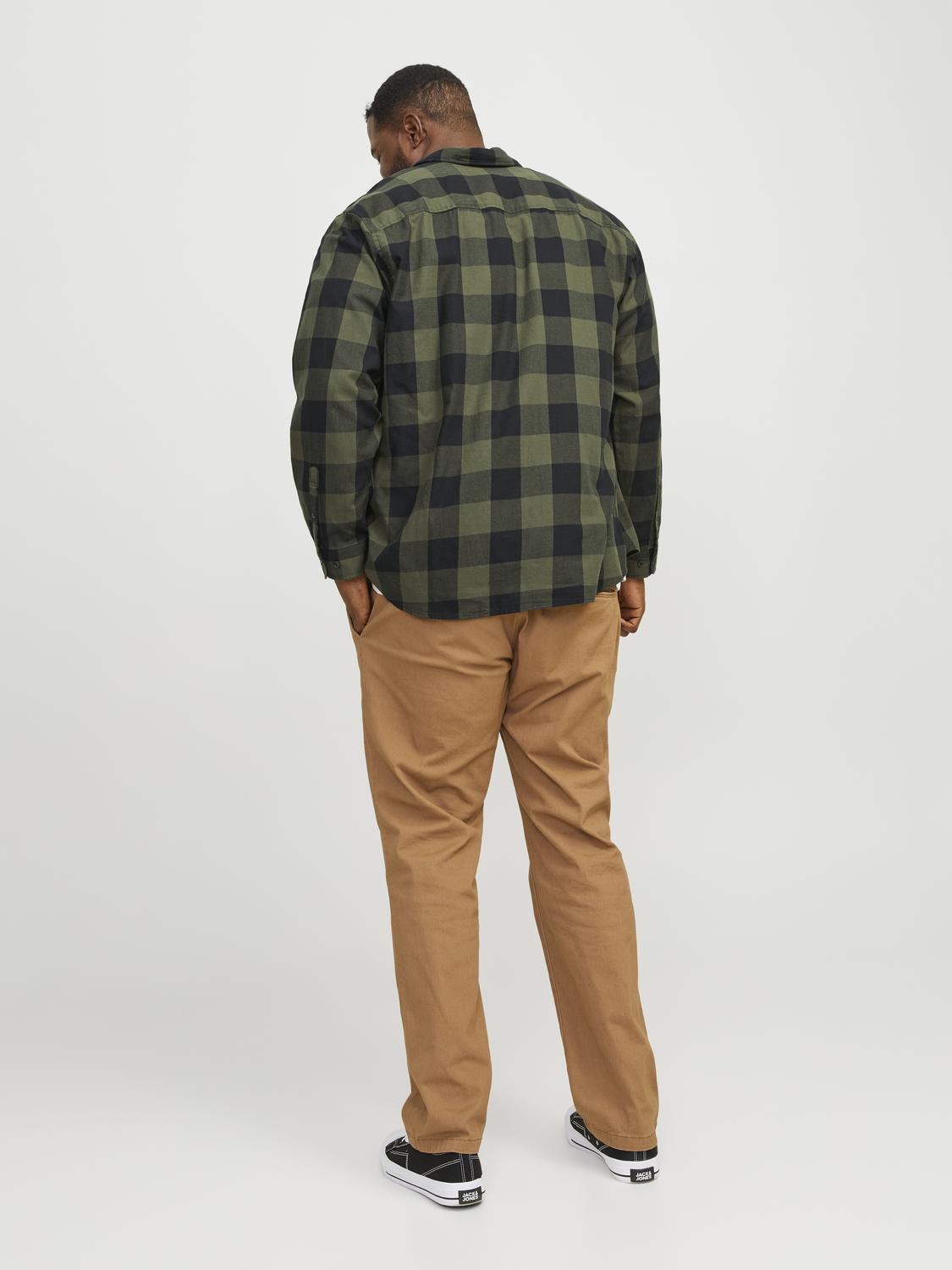 Shirts - Jjegingham Twill Shirt L/S Noos Pls - - Hr Ravn
