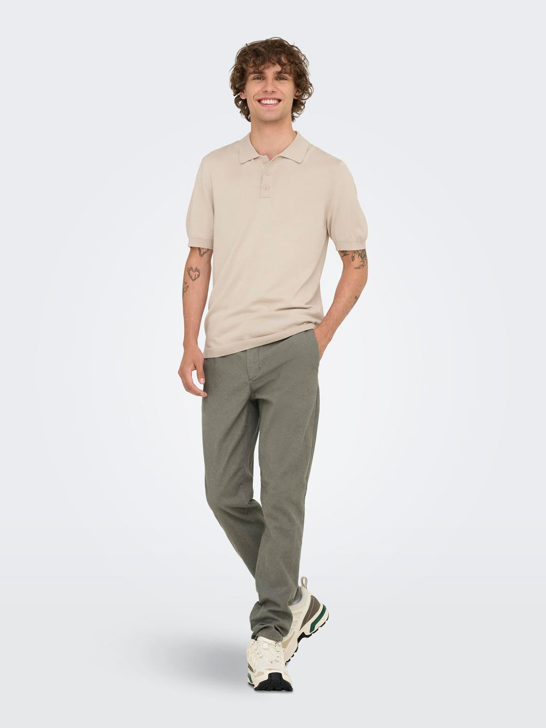 Onswyler Life Reg 14 Ss Polo Knit Noos