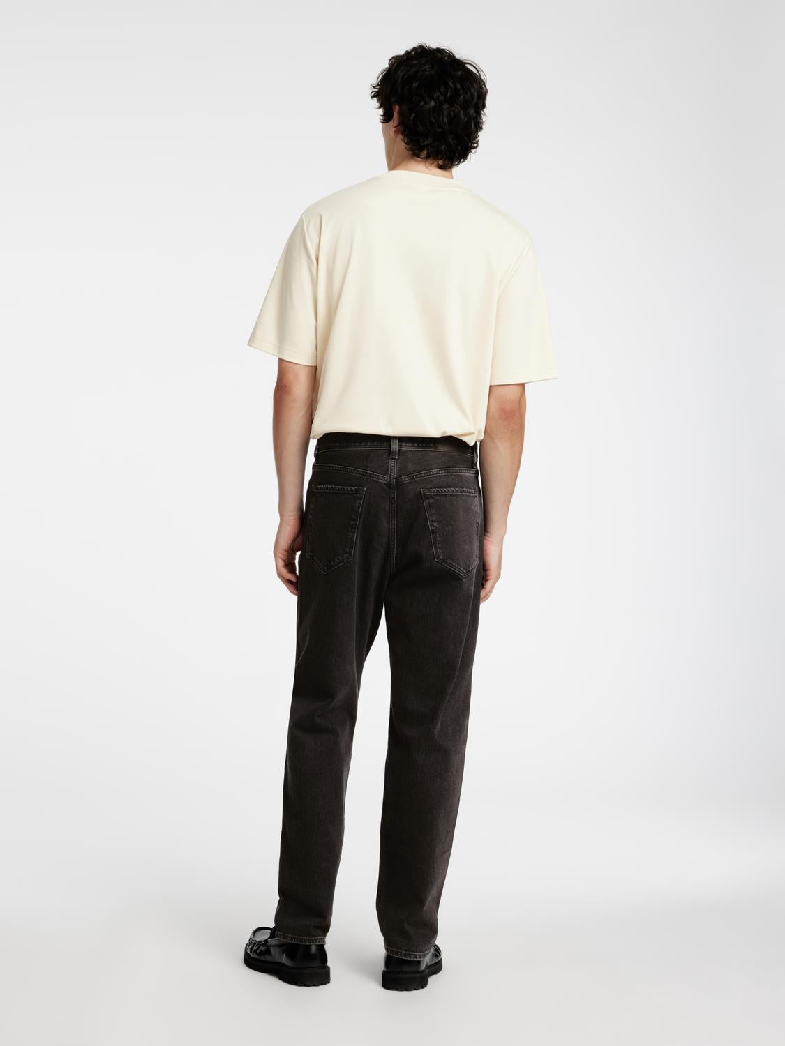 Jeans - Slh190-Regular Tape Cole 3072 Blk Noos - - Hr Ravn