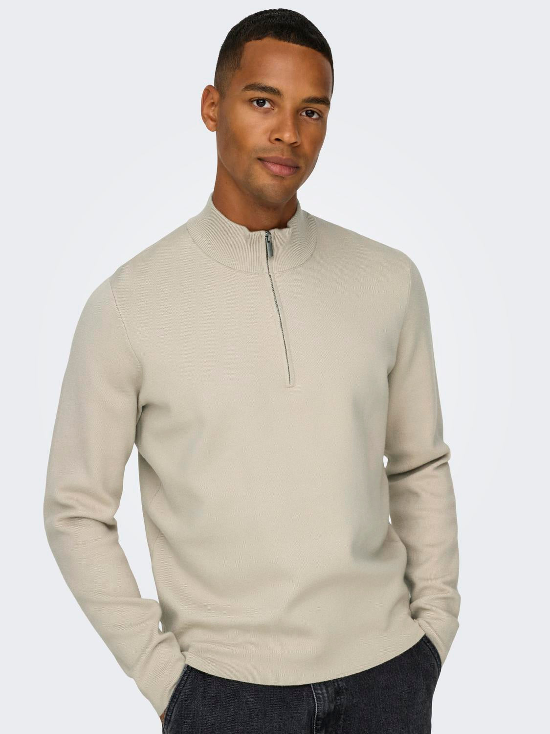 STRIK - Onscooper Half Zip High Neck Knit Noos - - Hr Ravn