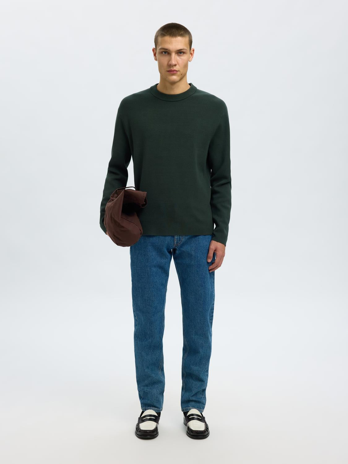 Pullovers - Slhteller Fn Relaxed Crew Neck Noos - - Hr Ravn