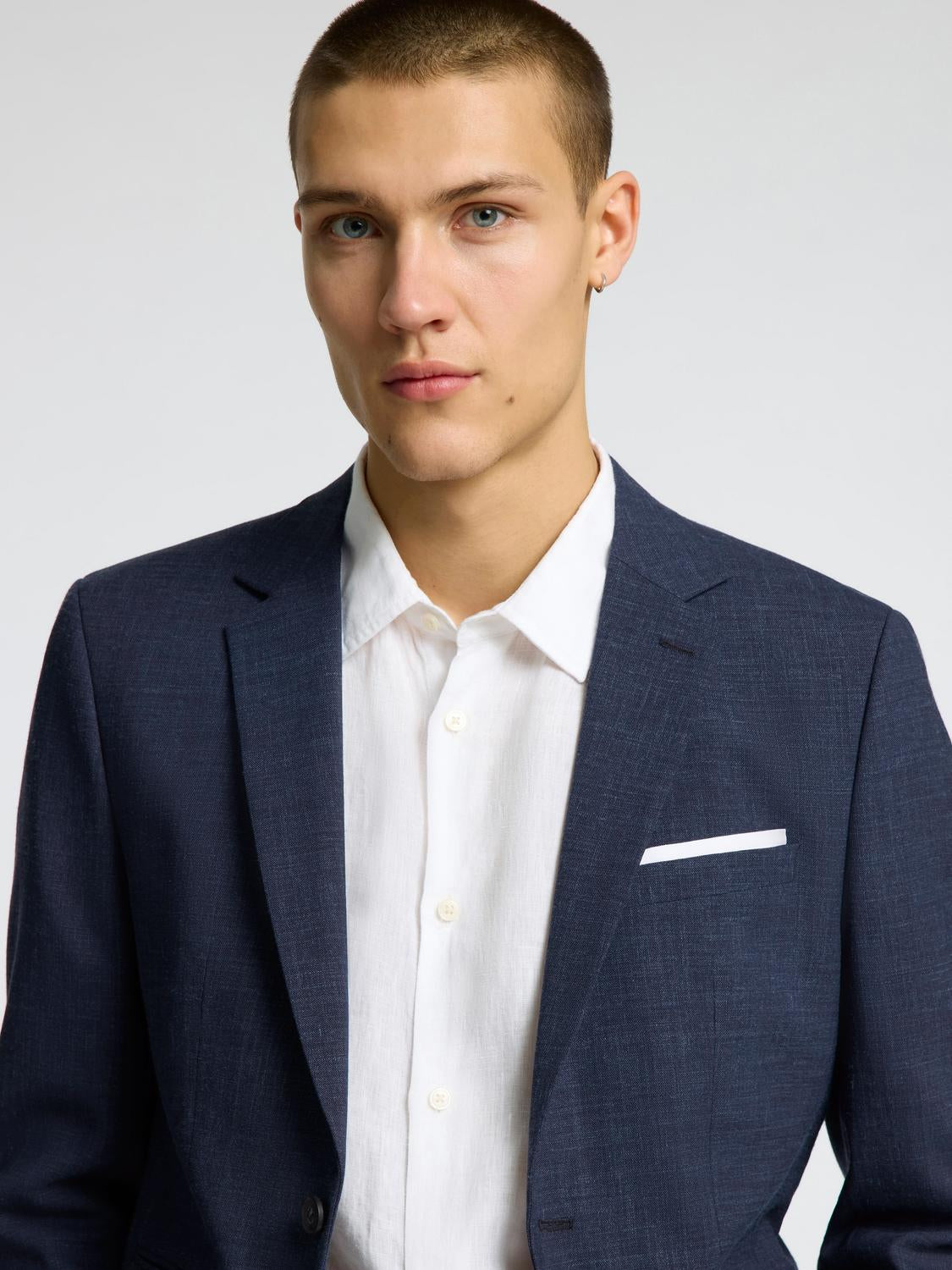 BLAZER - Slhslim-Oasis Linen Blz Noos - - Hr Ravn