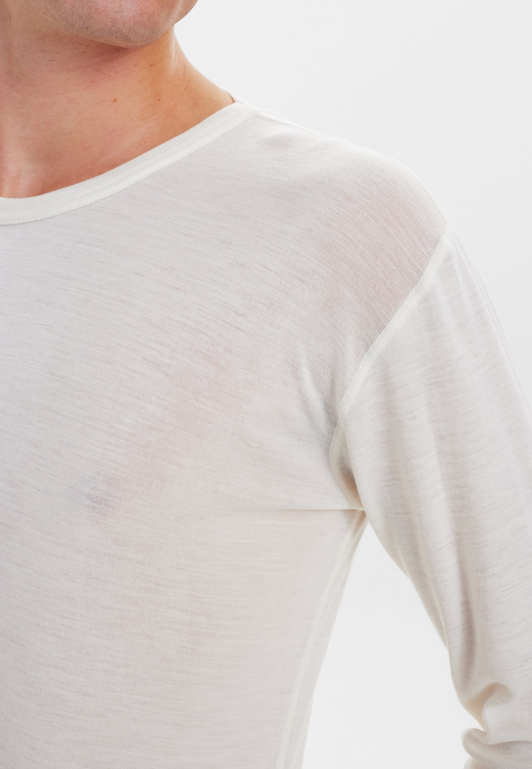 JBS t-shirt long sleeve wool