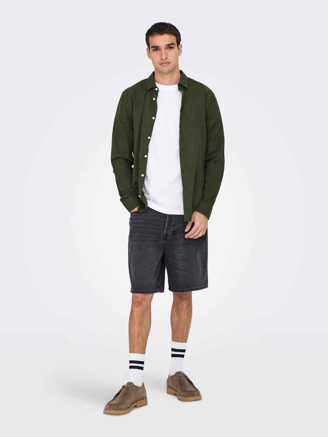 Onscaiden Life Ls Solid Linen Blend Noos