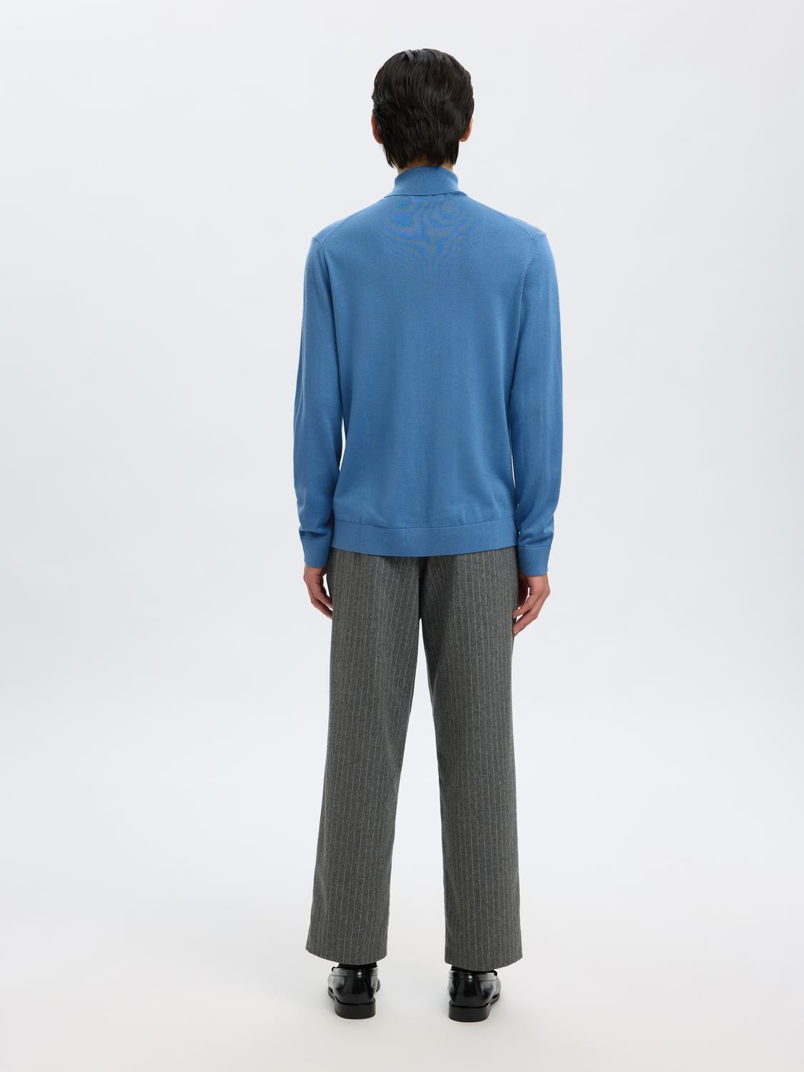 STRIK - Slhtray Ls Knit Merino Roll Neck Noos -  - Hr Ravn
