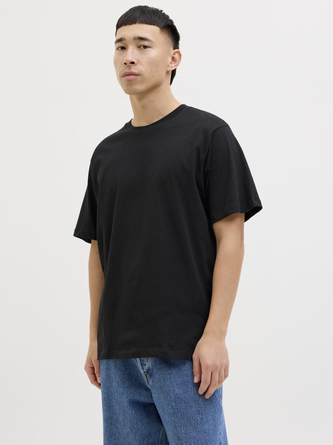 T-shirts - Jjhugo Loose Tee Ss Crew Neck 3Pk Mp -  - Hr Ravn