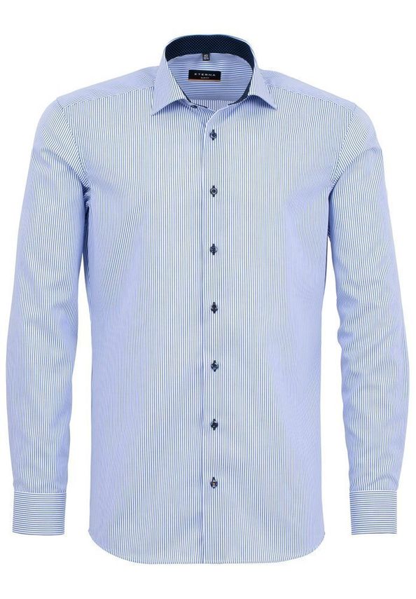 Eterna Slim Fit Stribet Shirt