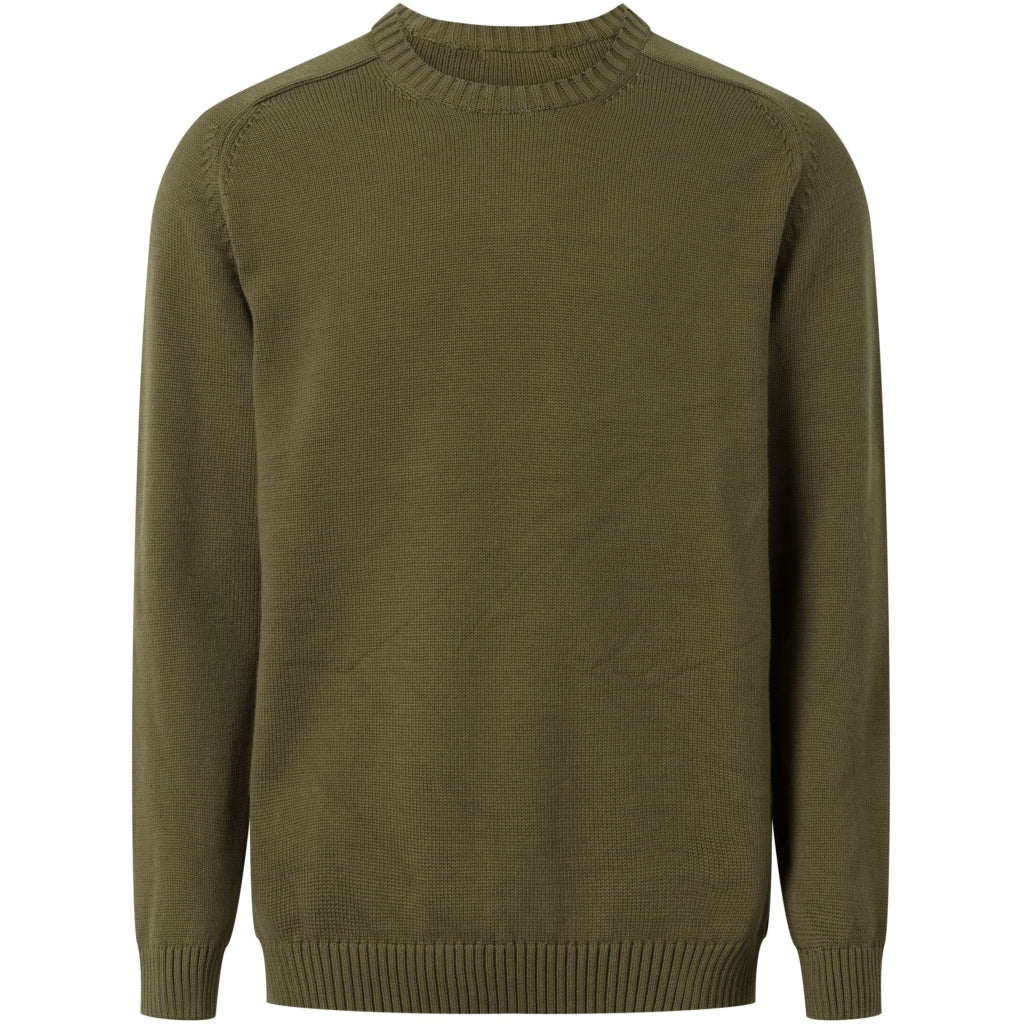 STRIK - Plain Knitted Crew Neck -  - Hr Ravn