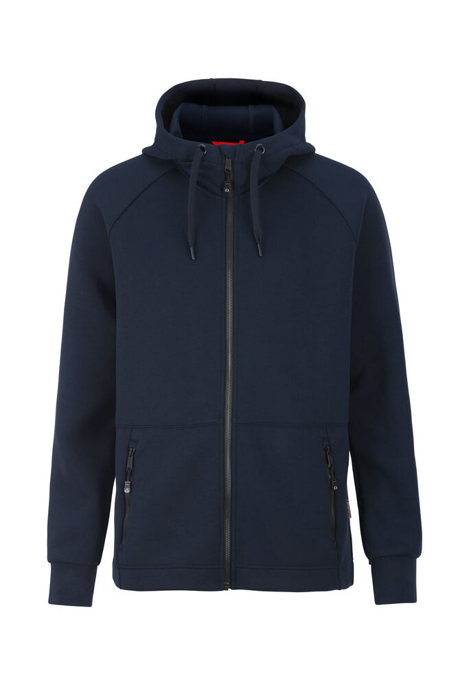 FLEECE & MIDLAYER - Anzac FZ Hood herre -  - Hr Ravn