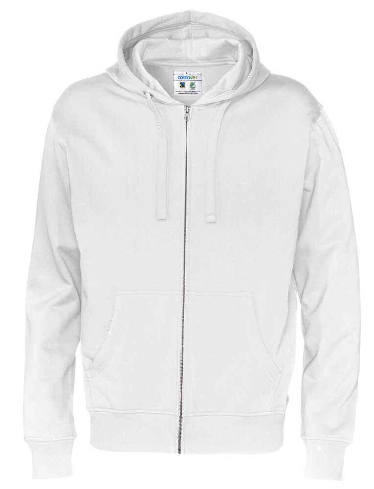 SWEATSHIRTS - Full Zip Hood herre -  - Hr Ravn
