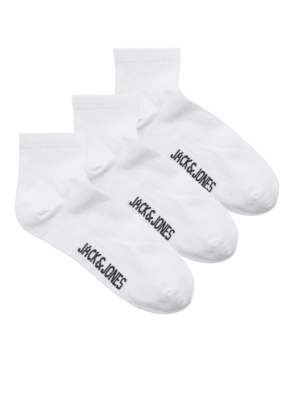 Socks - Jacleon Short Tennis Socks 3 Pack Sn -  - Hr Ravn