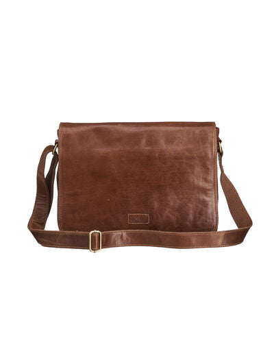 POSER & TASKER - Leather Line Skuldertaske -  - Hr Ravn