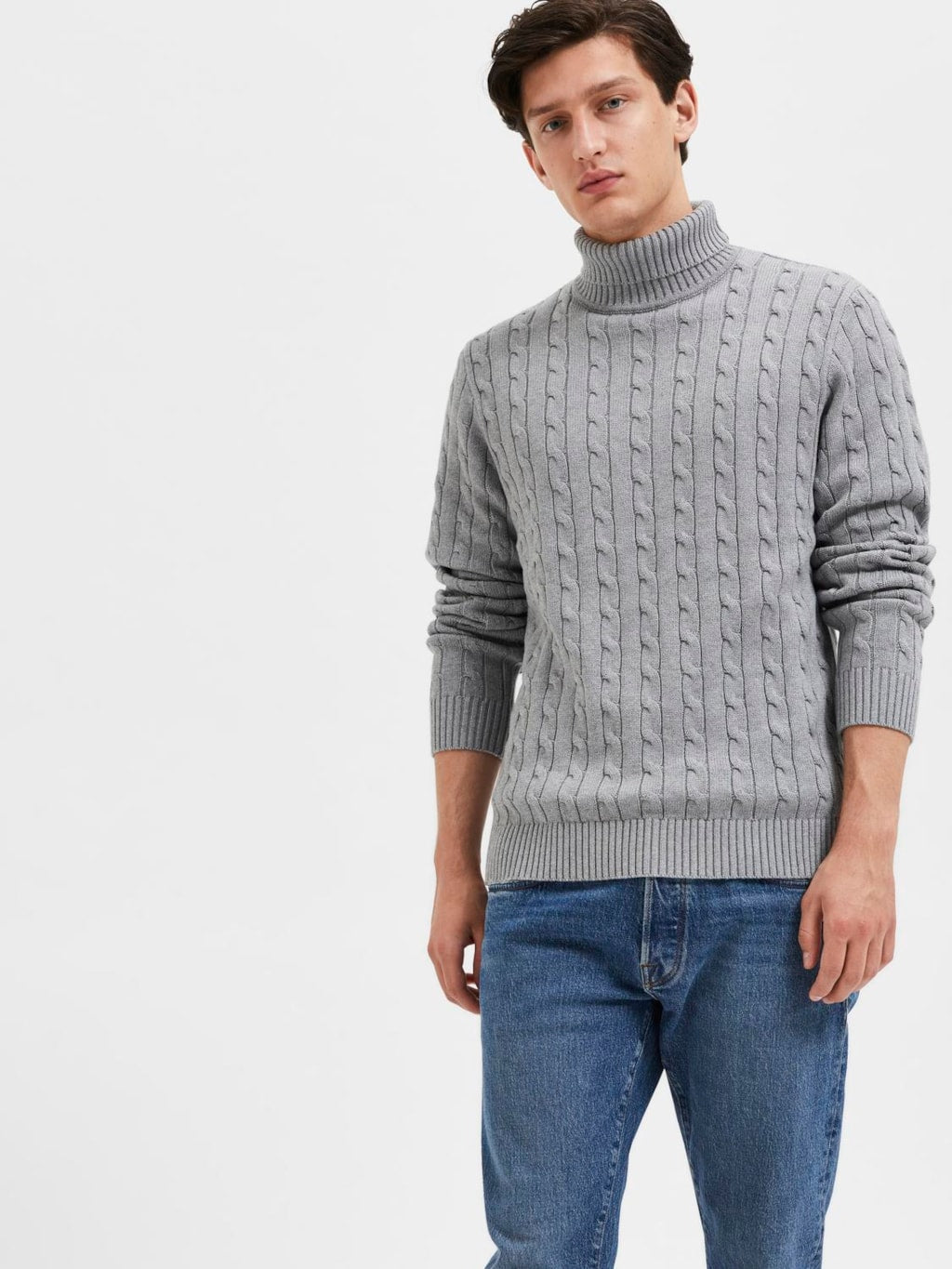 SLHRYAN STRUCTURE ROLL NECK