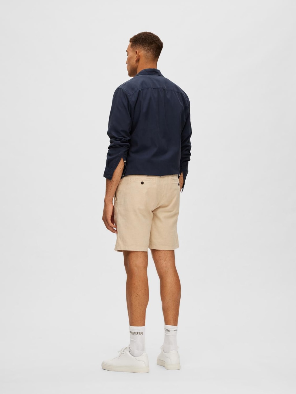 SLHREGULAR-BRODY LINEN SHORTS