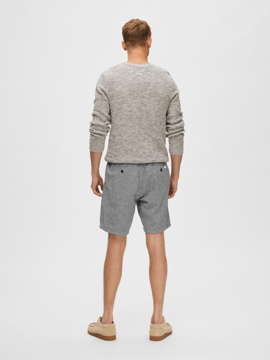 SLHREGULAR-BRODY LINEN SHORTS