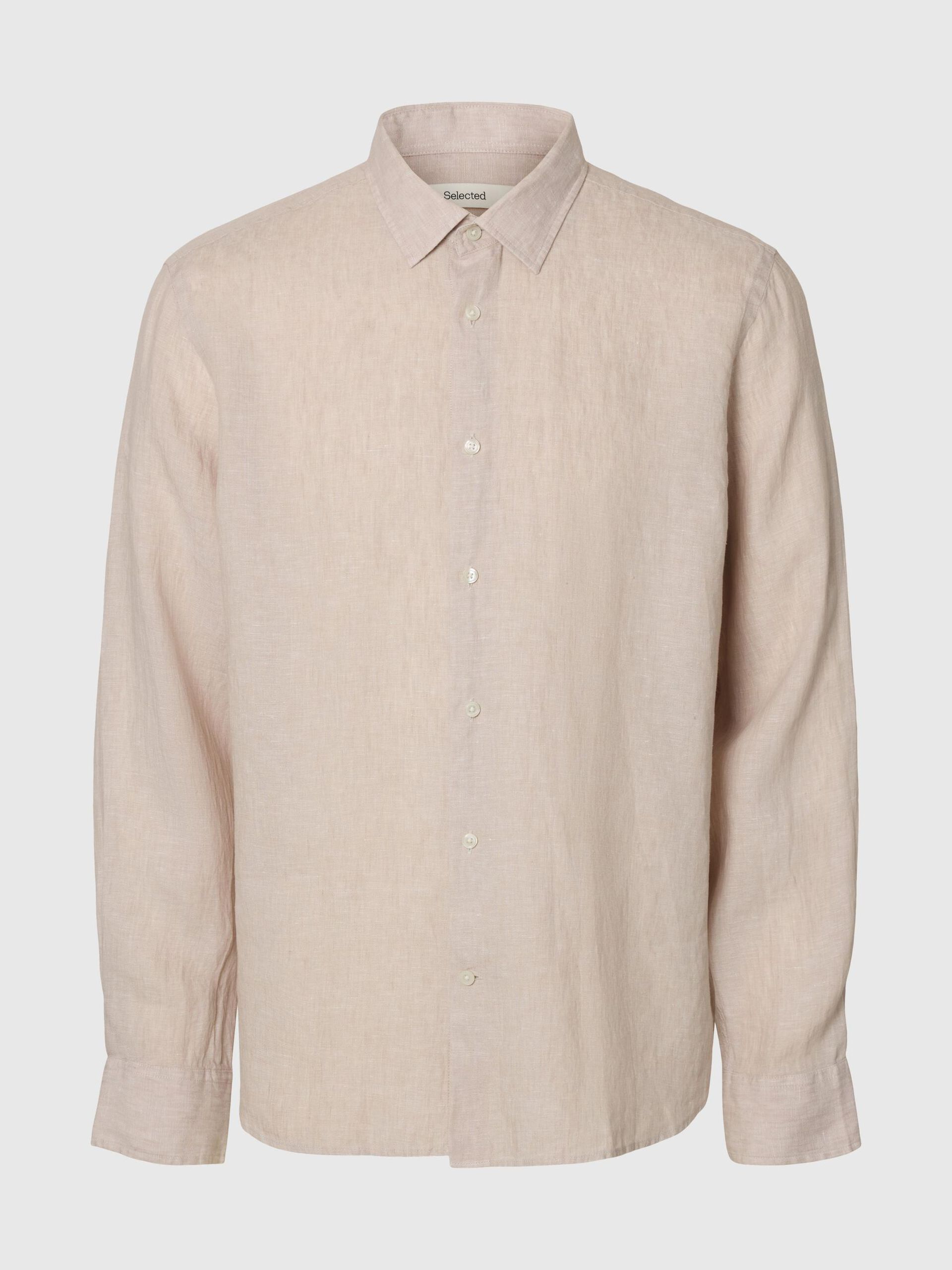 Slhregkylian-Linen Shirt Ls Classic Noos