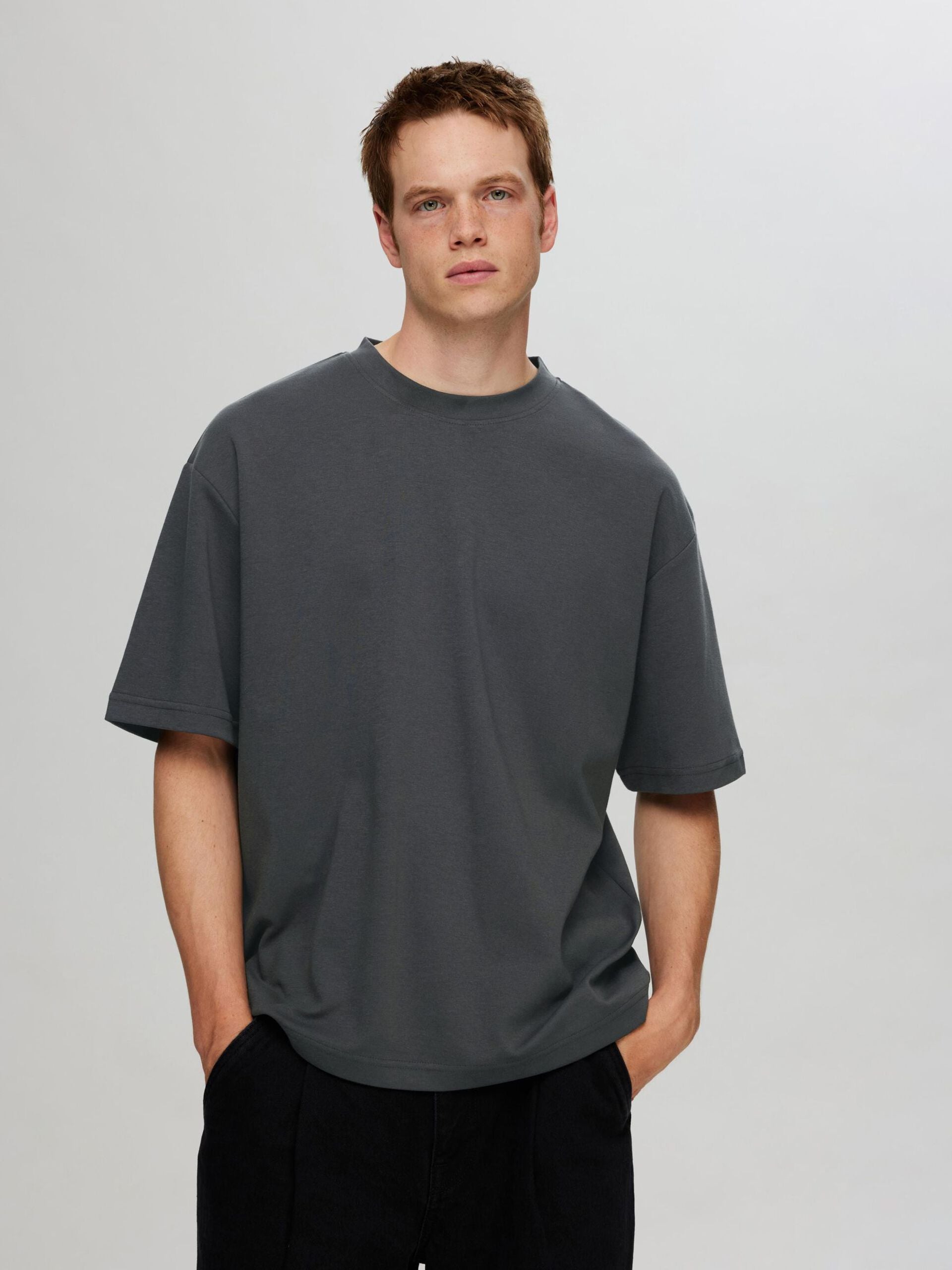 Slhlooseoscar Ss O-Neck Tee Noos