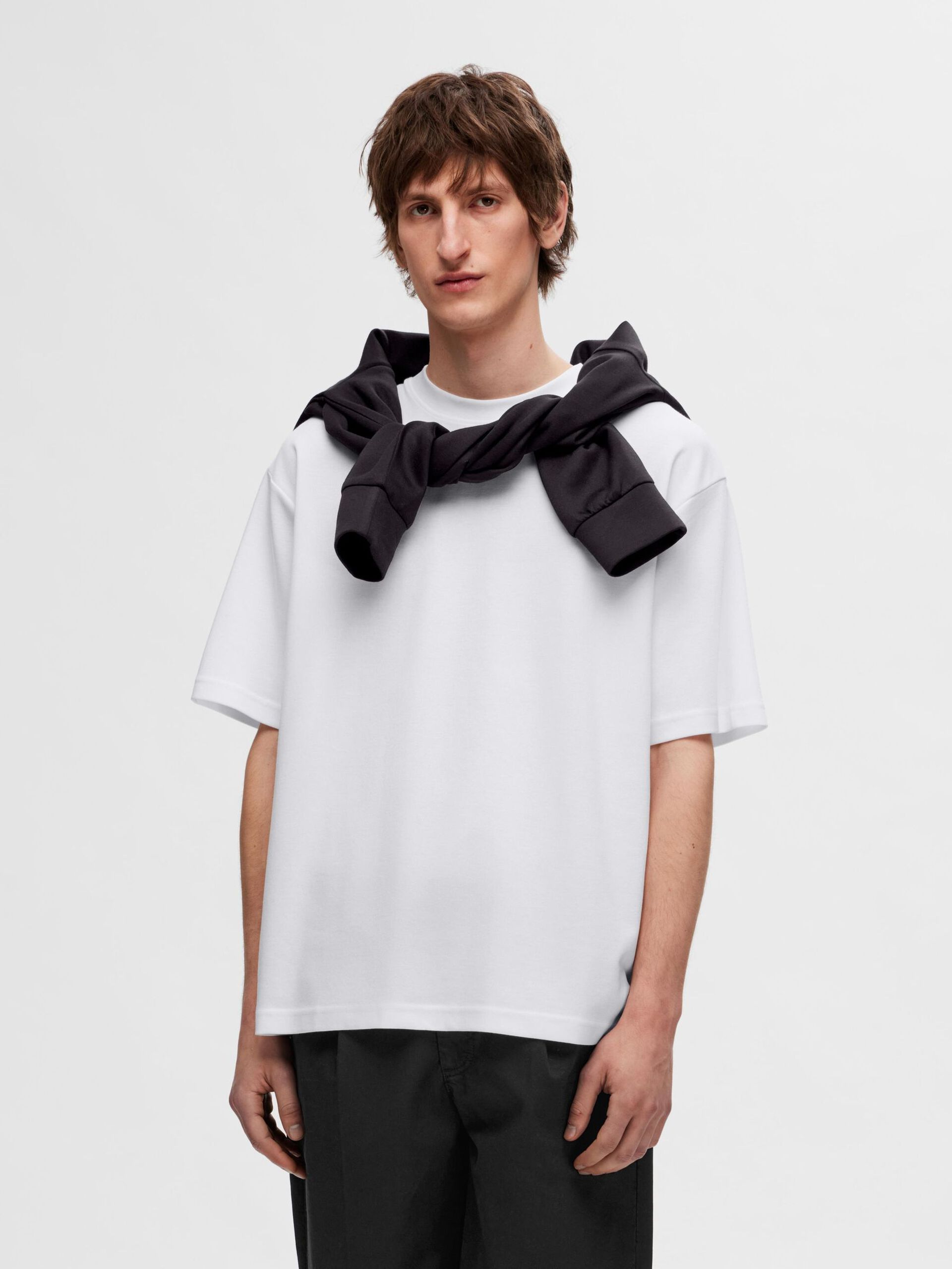 Slhlooseoscar Ss O-Neck Tee Noos