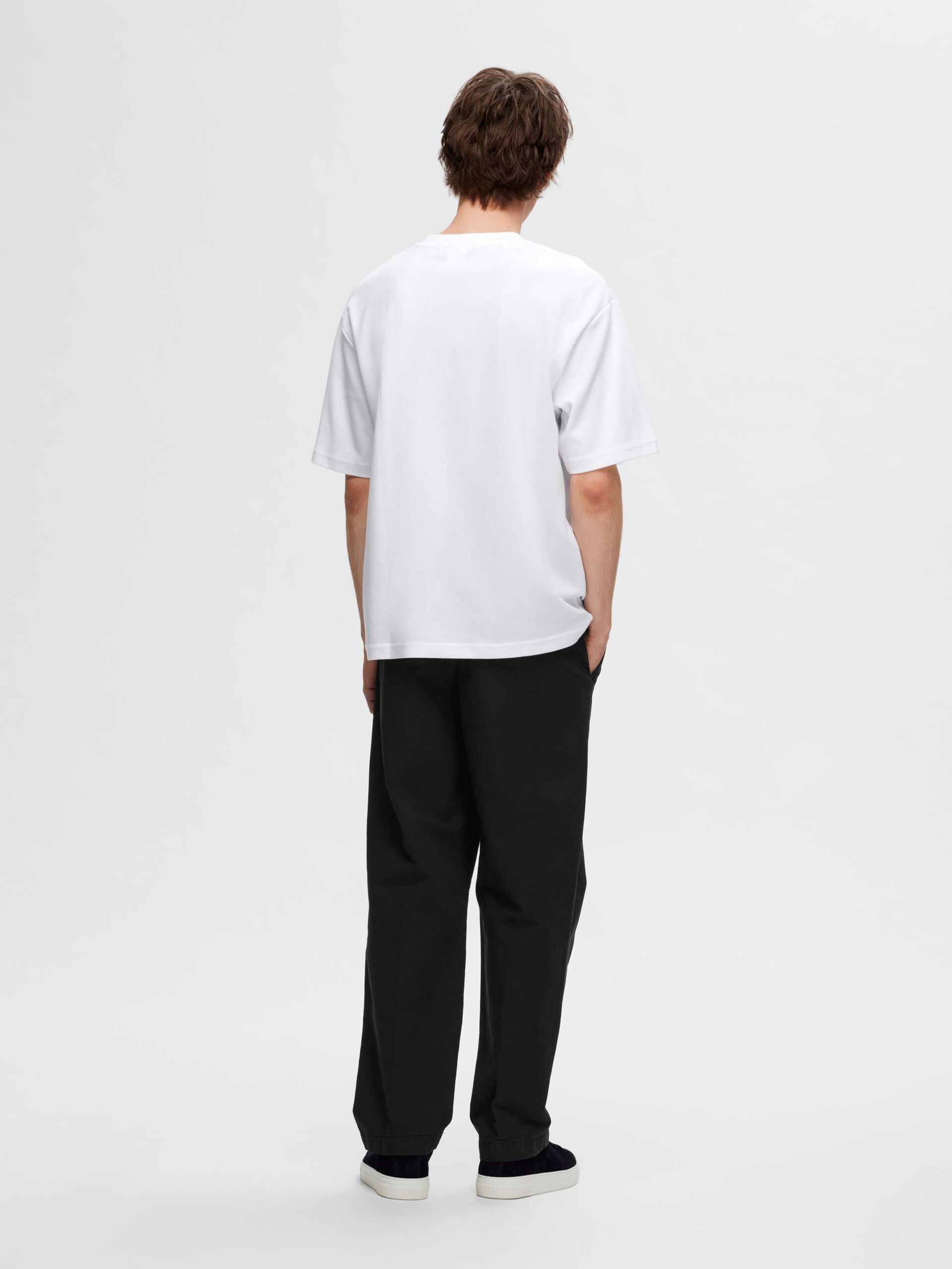 Slhlooseoscar Ss O-Neck Tee Noos