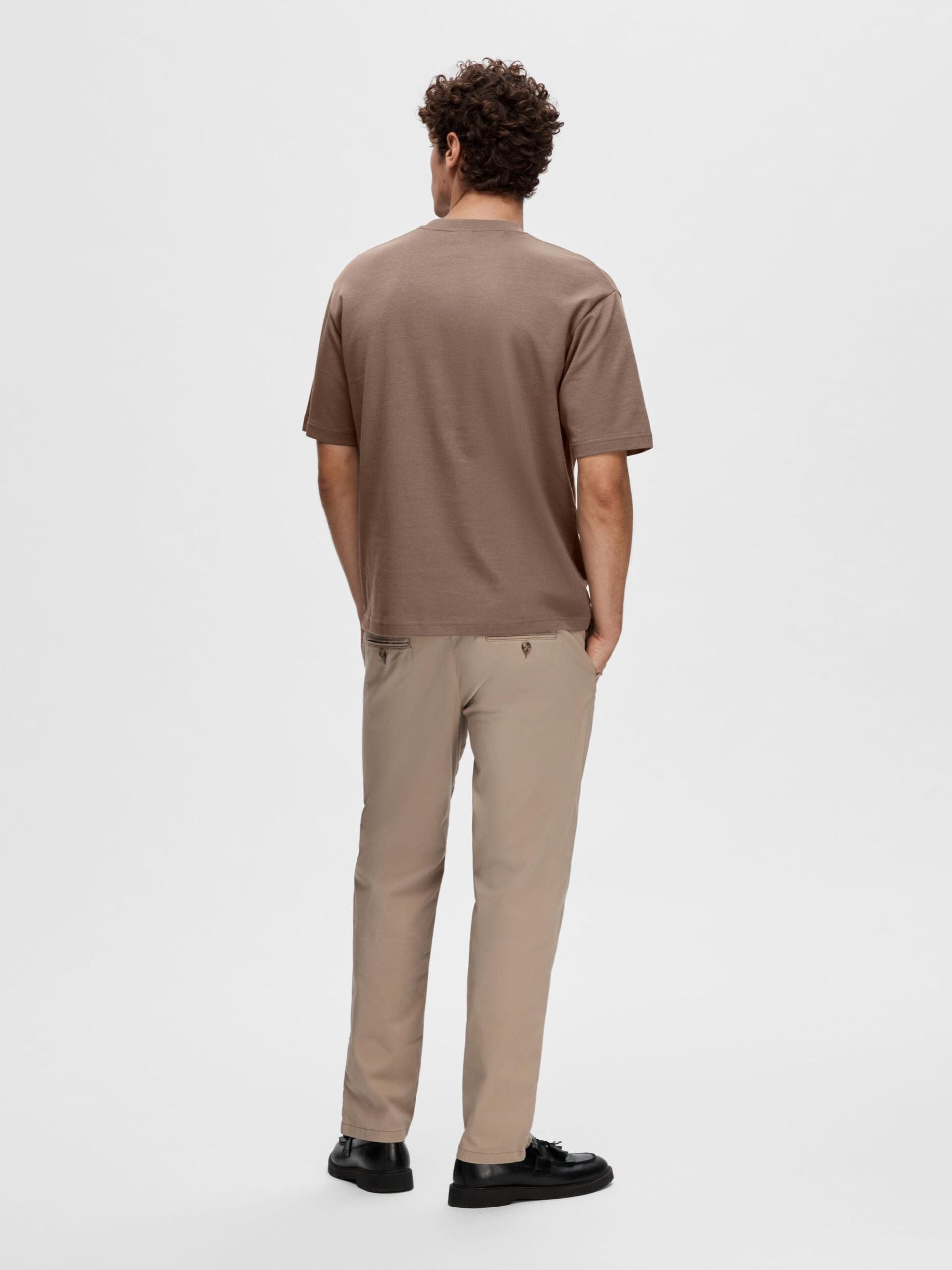 Slhlooseoscar Ss O-Neck Tee Noos
