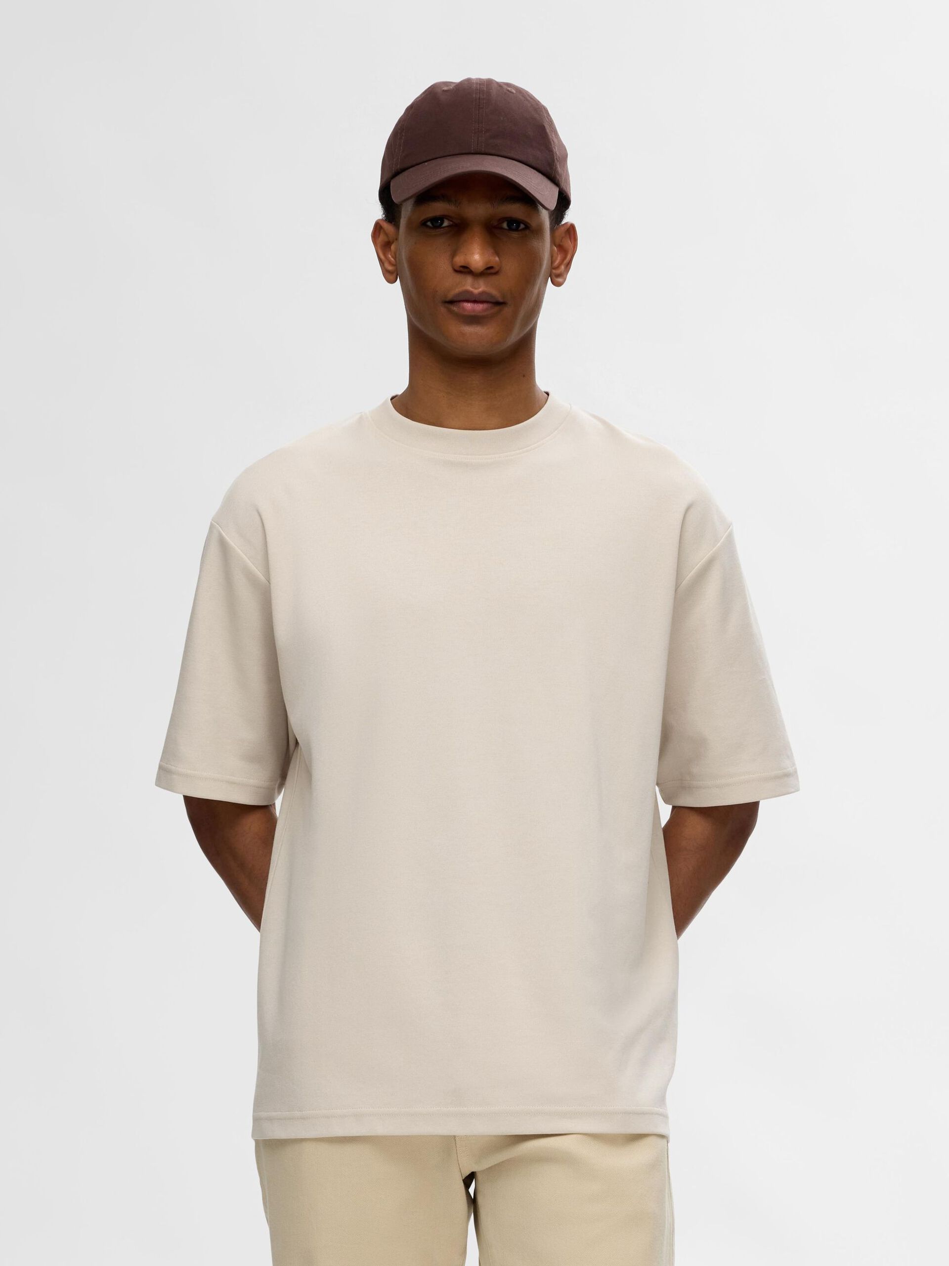 Slhlooseoscar Ss O-Neck Tee Noos