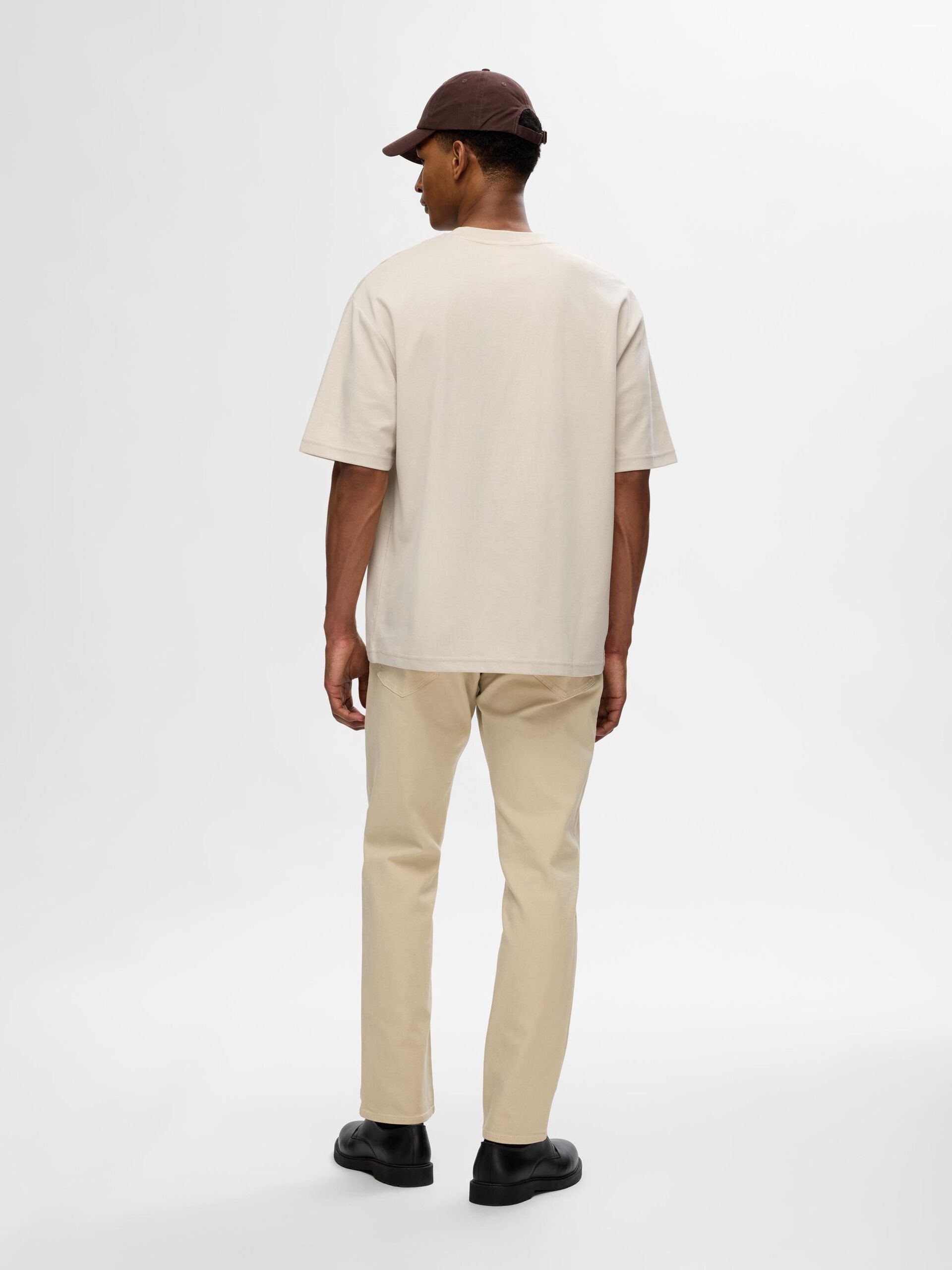 Slhlooseoscar Ss O-Neck Tee Noos