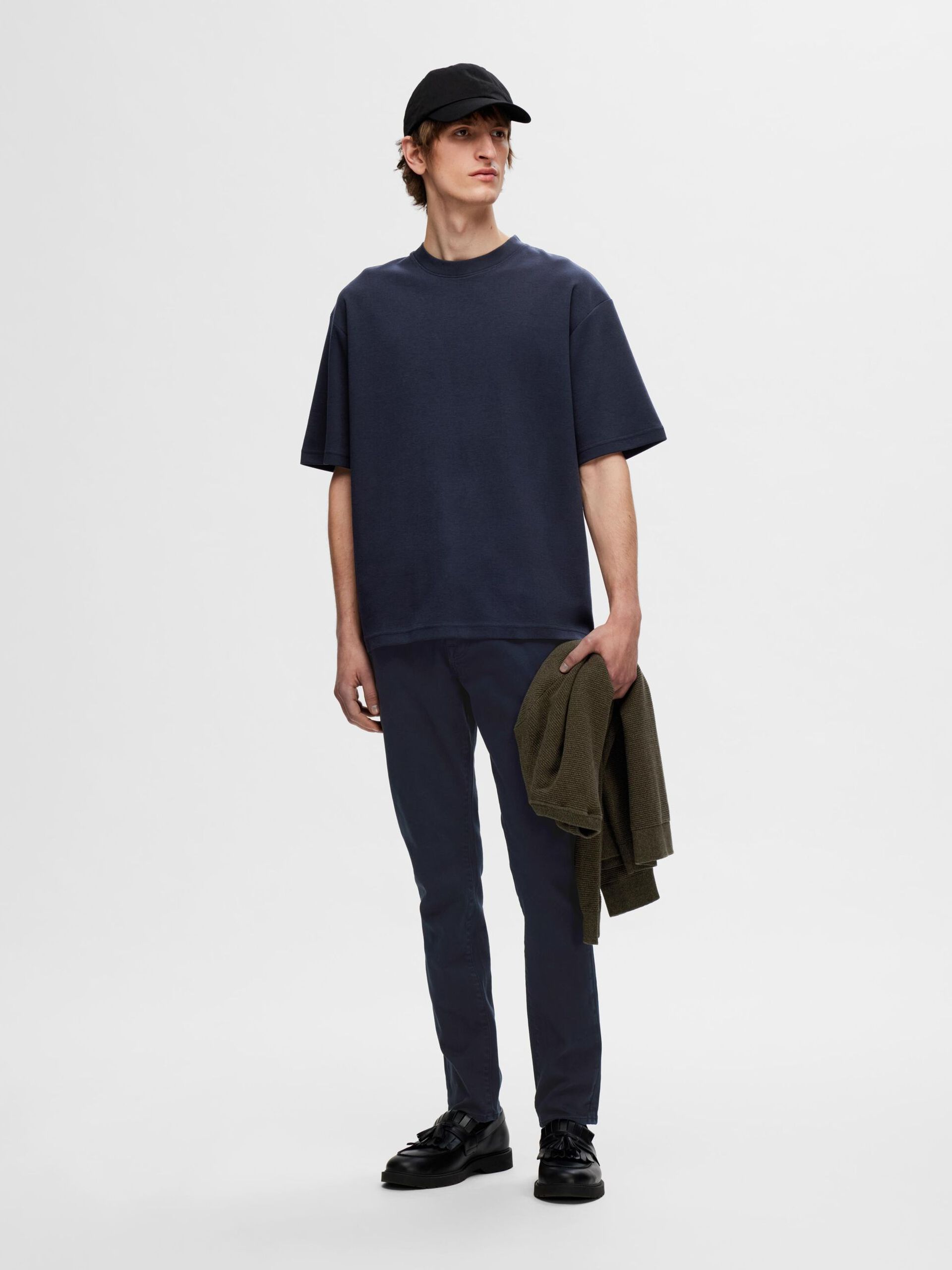 Slhlooseoscar Ss O-Neck Tee Noos