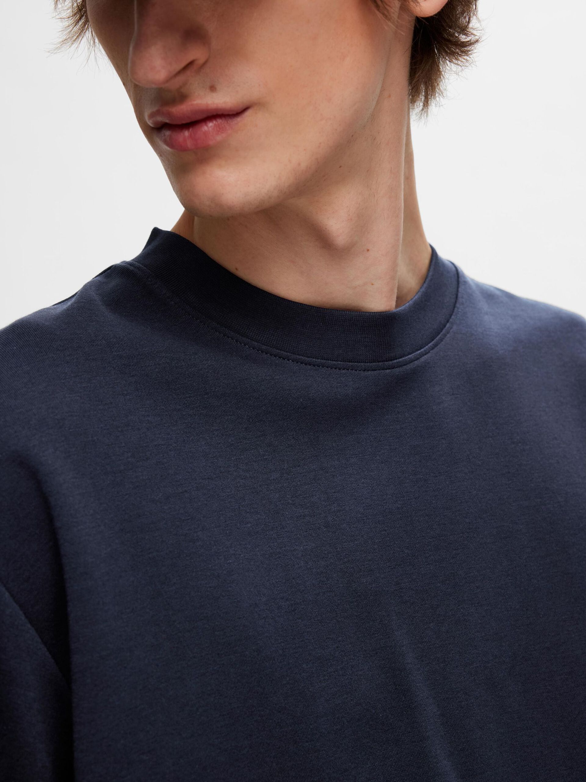 Slhlooseoscar Ss O-Neck Tee Noos