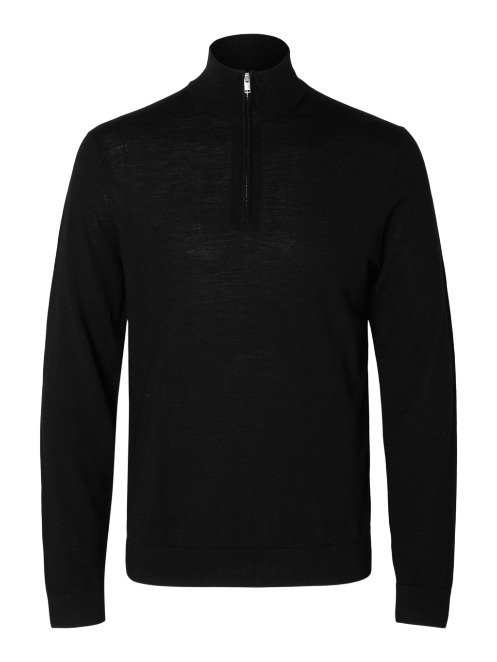 SLHTRAY LS KNIT MERINO HALF ZIP