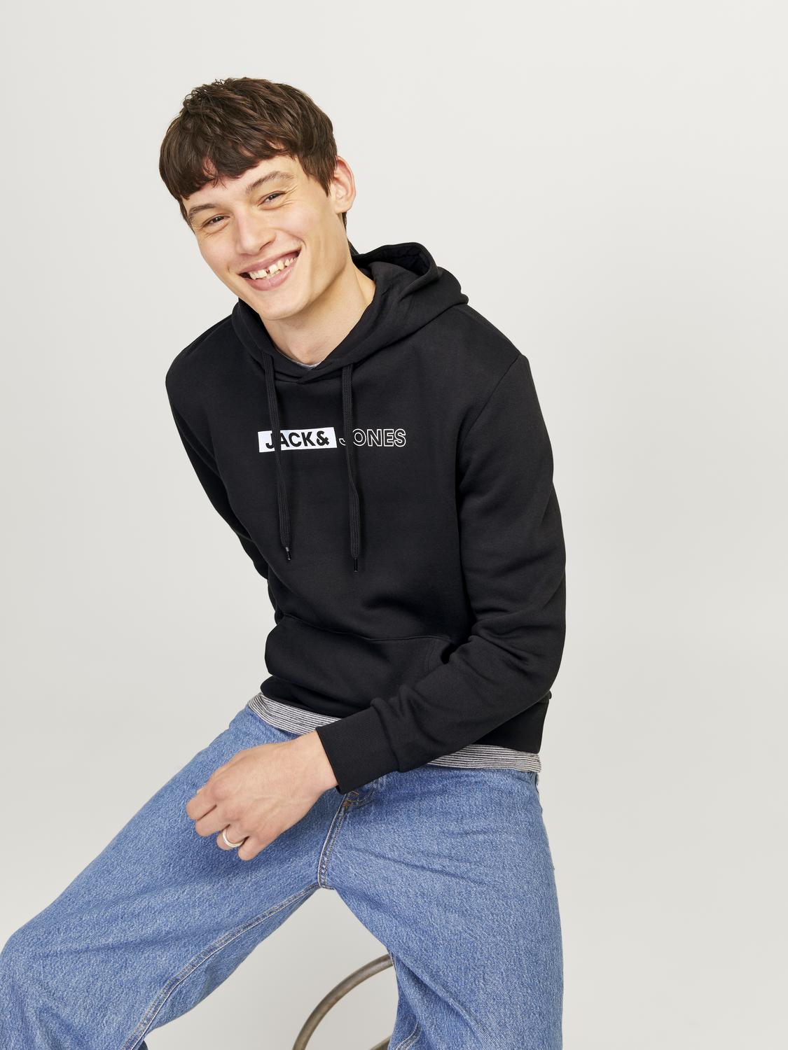 Sweatshirts - Jjecorp Logo Sweat Hood Play Noos -  - Hr Ravn