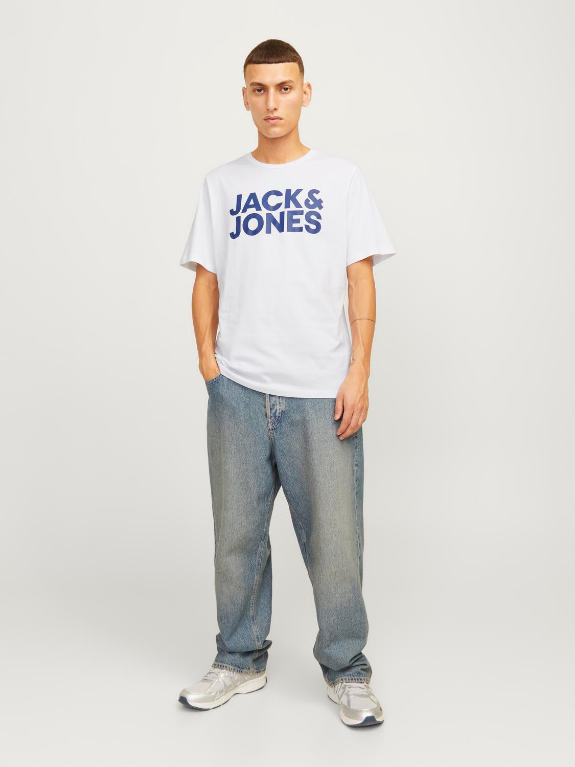 T-shirts - Jjecorp Logo Tee Ss O-Neck 3Pk Mp Noos -  - Hr Ravn