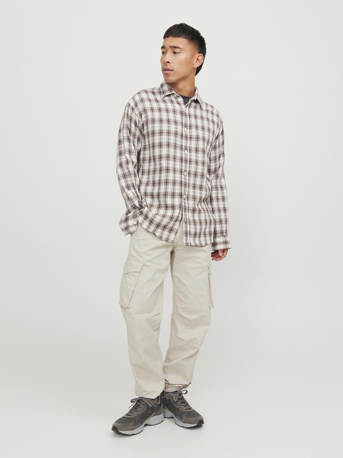 Cargo Pants - Jpstkane Noah Cuffed Cargo Noos -  - Hr Ravn
