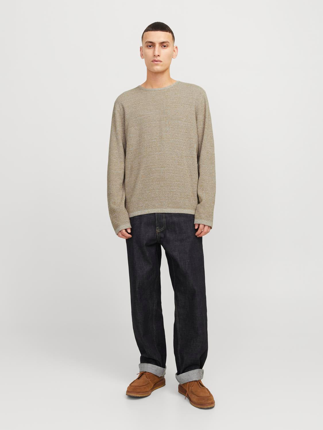 STRIK - Jjegeorge Knit Crew Neck Noos -  - Hr Ravn