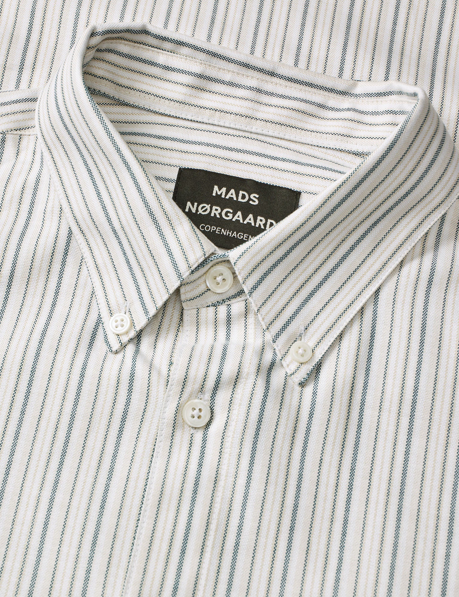 LANGÆRMEDE SKJORTER - Cotton Oxford Sune Stripe Shirt -  - Hr Ravn