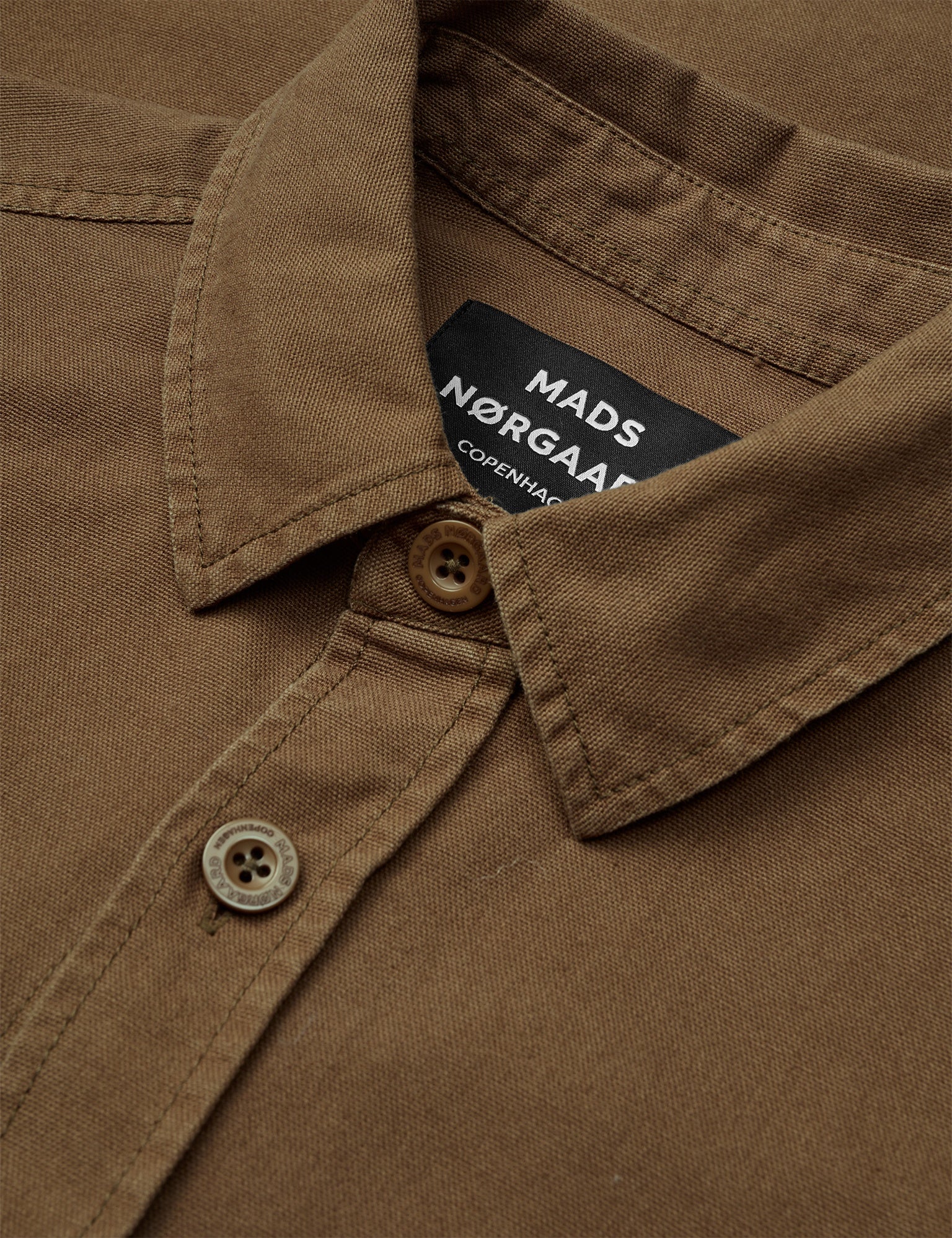 Mads Nørgaard Dyed Canvas Skyler Overshirt