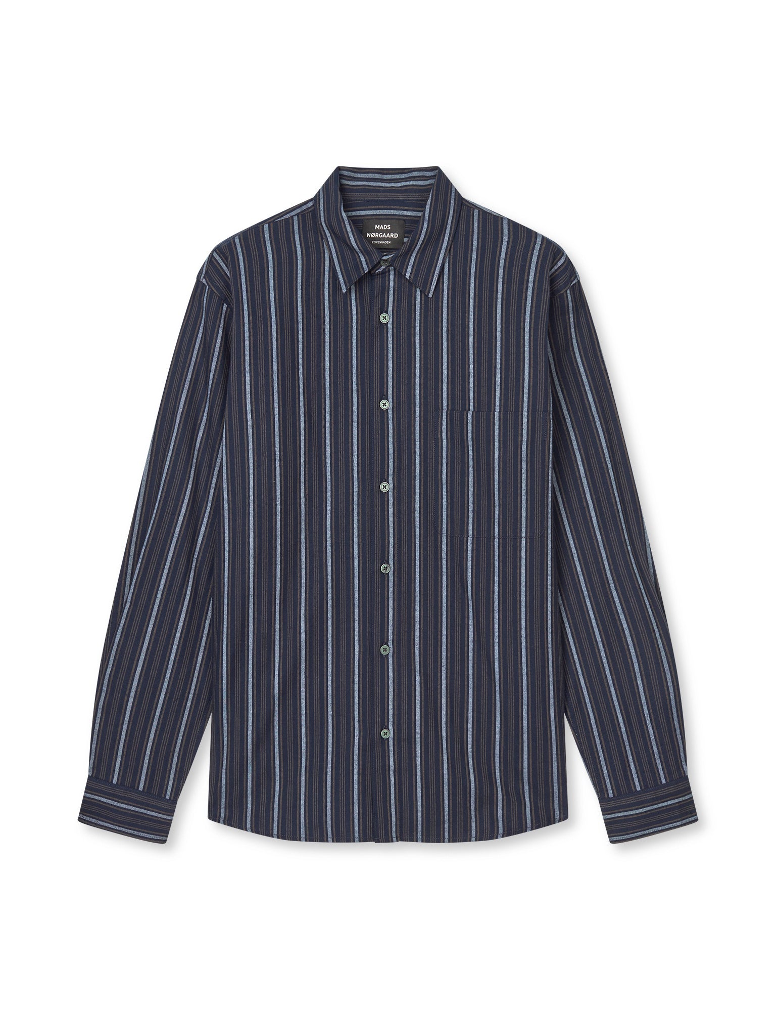 Mads Nørgaard Flannel Stripe Shirt