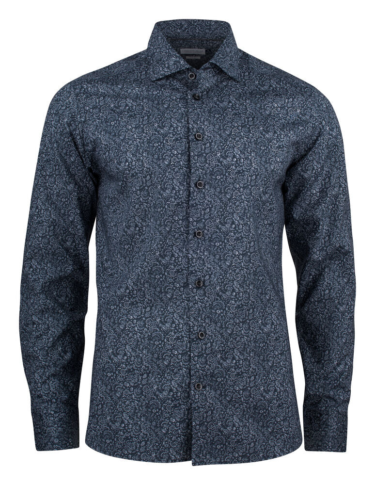 LANGE SKJORTER - Indigo Bow 37 Regular -  - Hr Ravn